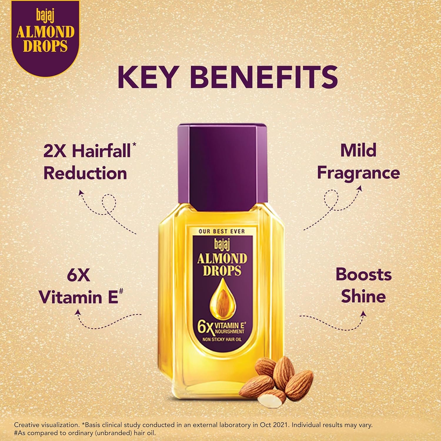 Bajaj Almond Drops Hair Oil - Image 3