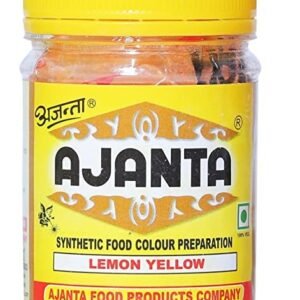 Ajanta Lemon Yellow Food Colour 100gm