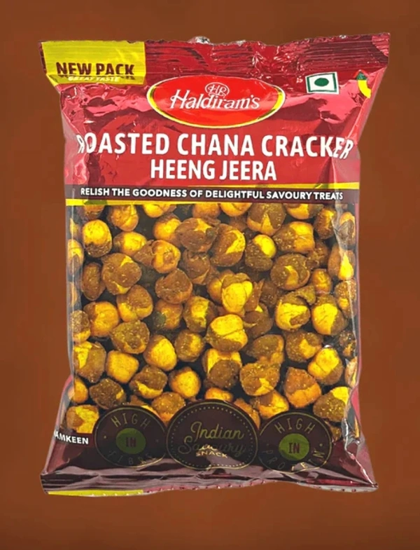 Haldiram's Roasted Chana Crackers Heeng Jeera