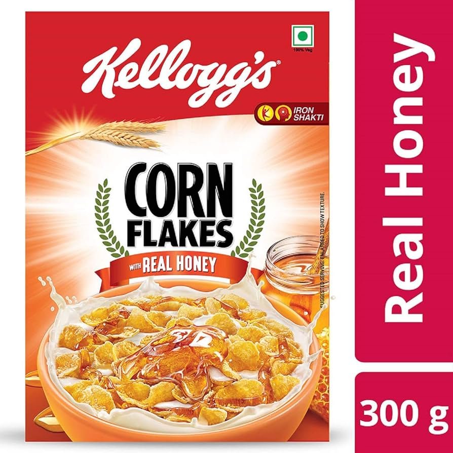 Kellogg's Corn Flakes Real Honey