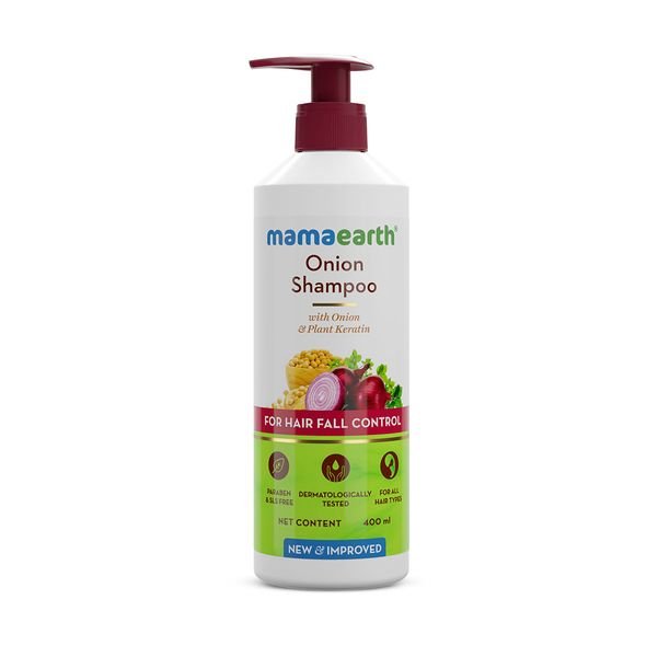 Mamaearth Onion Shampoo 400ml - Image 3