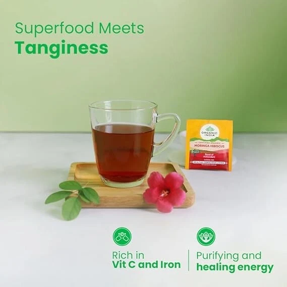 Organic India Morning Hibiscus - Image 3