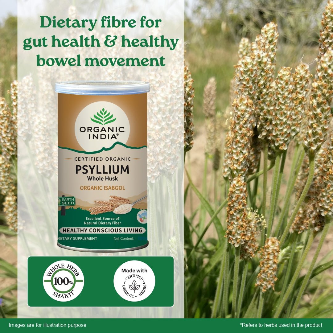 Organic India Psyllium Whole Husk Isabgol - Image 3