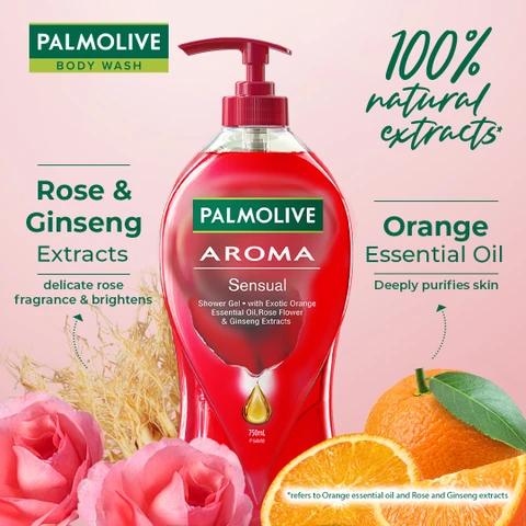 Palmolive Exotic Orange & Rose Body Wash