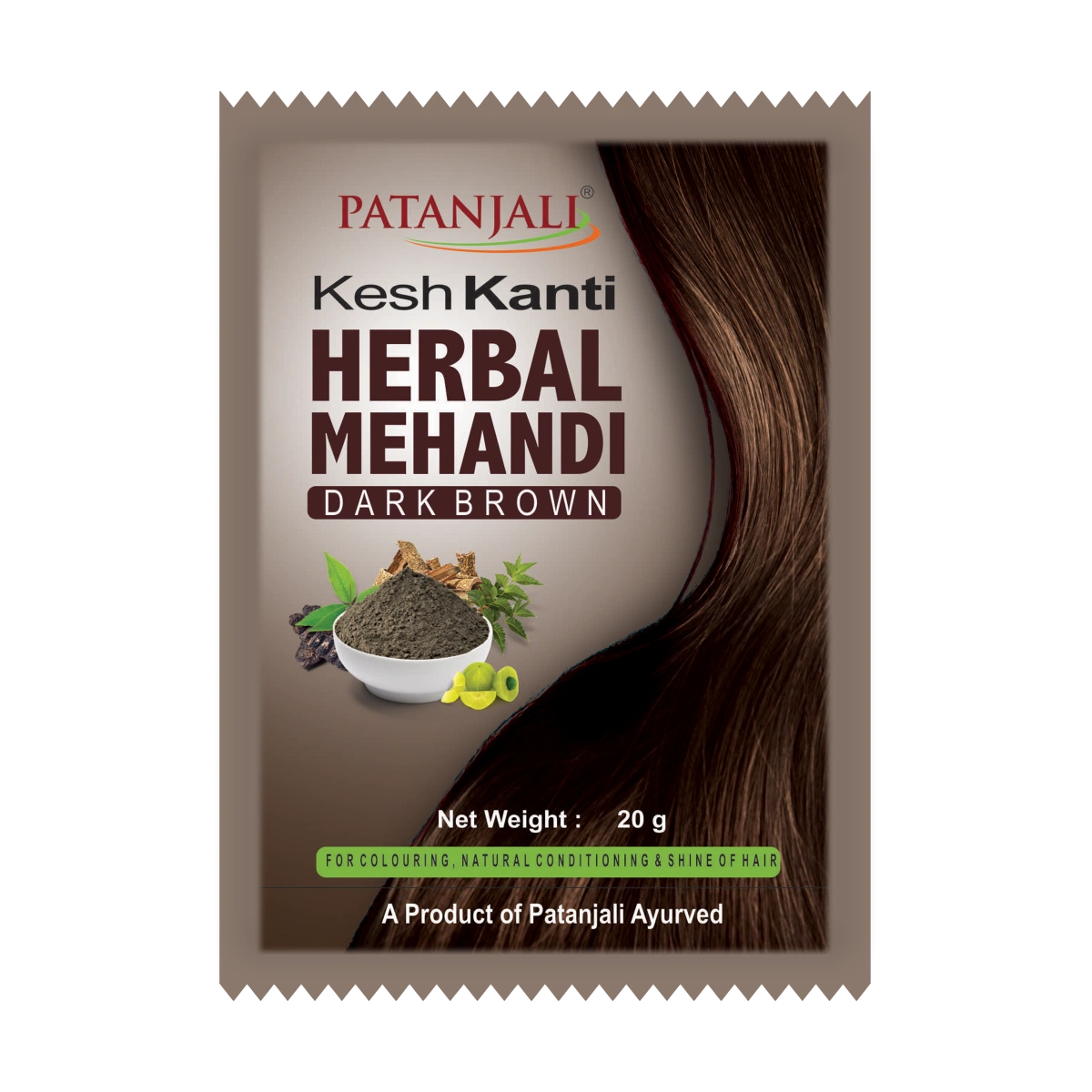 Patanjali Kesh Kanti Herbal Mehandi Natural Brown