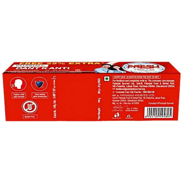 Patanjali Dant Kanti Fresh Toothpaste - Image 4