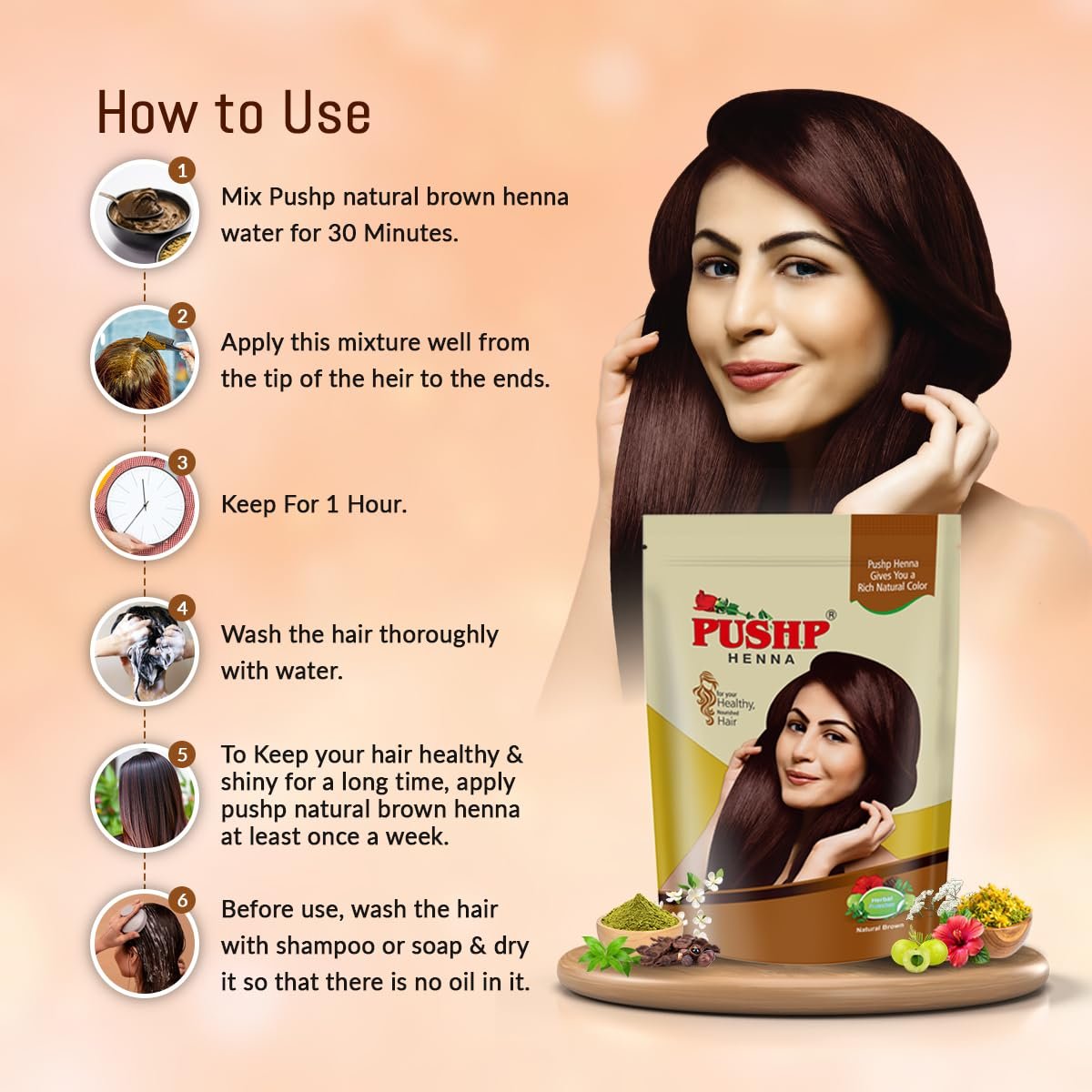 Pushp Henna 140gm - Image 3