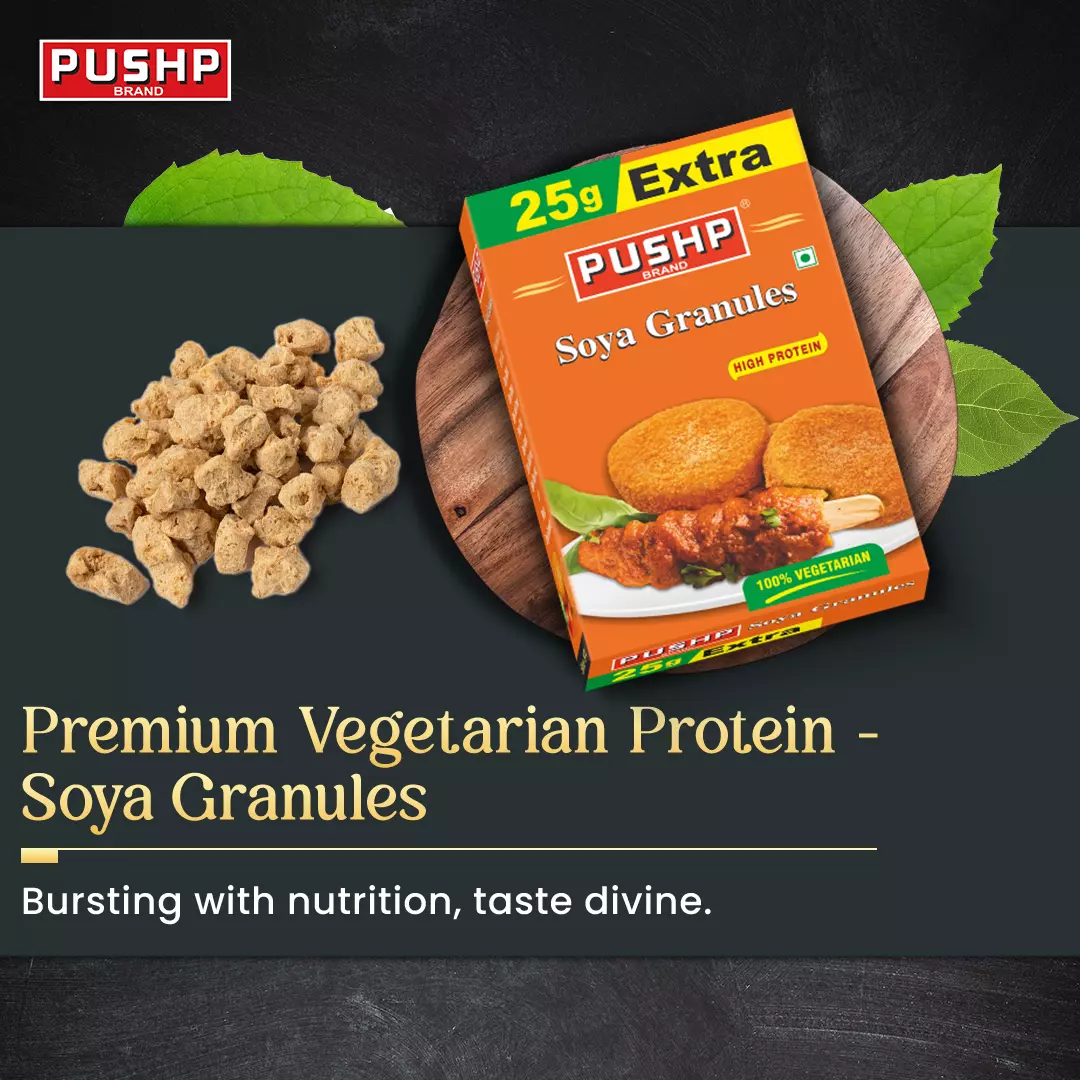 Pushp Soya Granules 200gm - Image 3