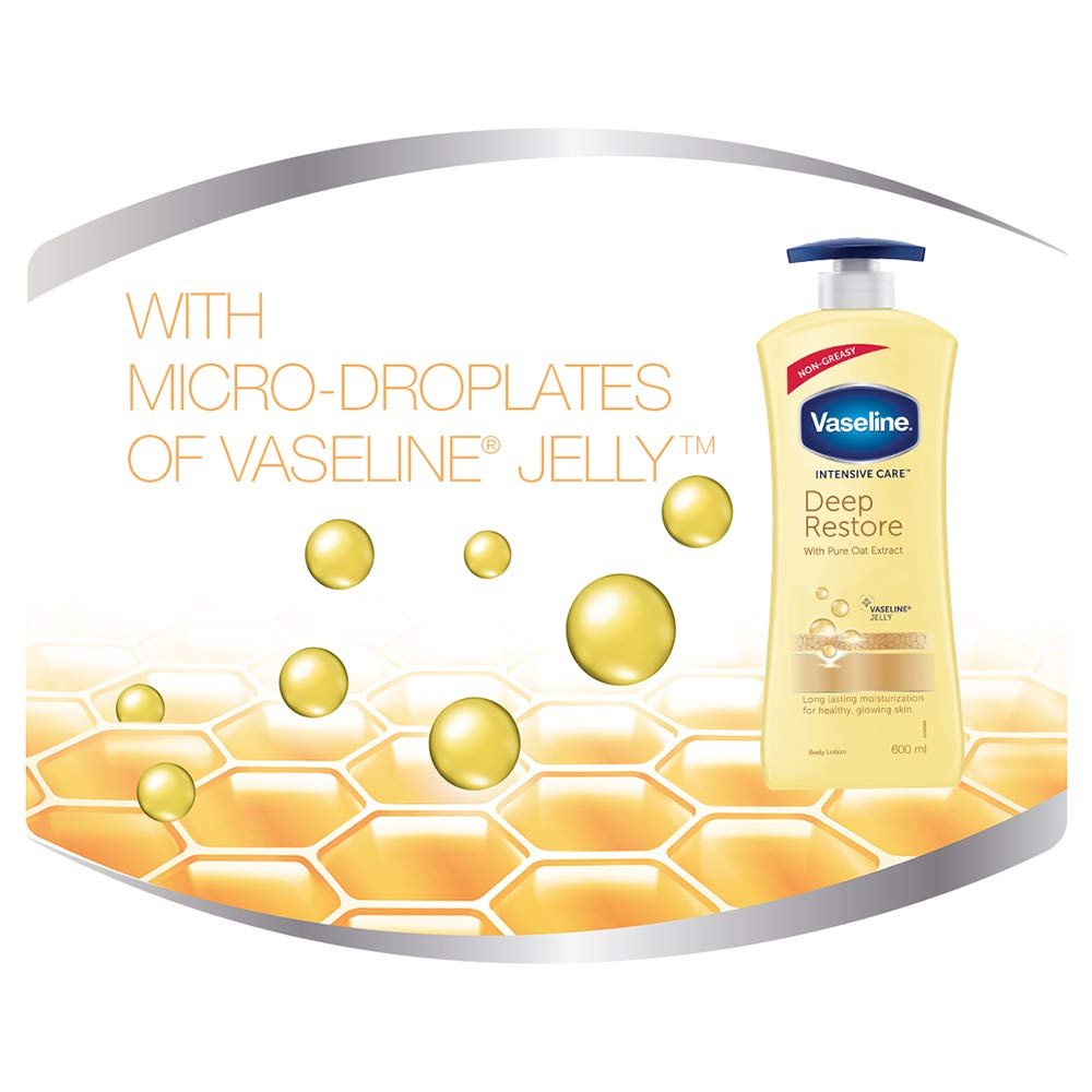 Vaseline Deep Moisturization Lotion 600ml - Image 3
