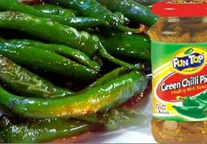 Fun Top Green Chilli Pickle