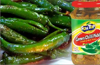 Fun Top Green Chilli Pickle