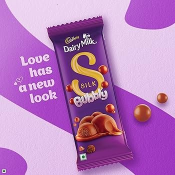 Dairy Milk Silk Bubbly Chocolate