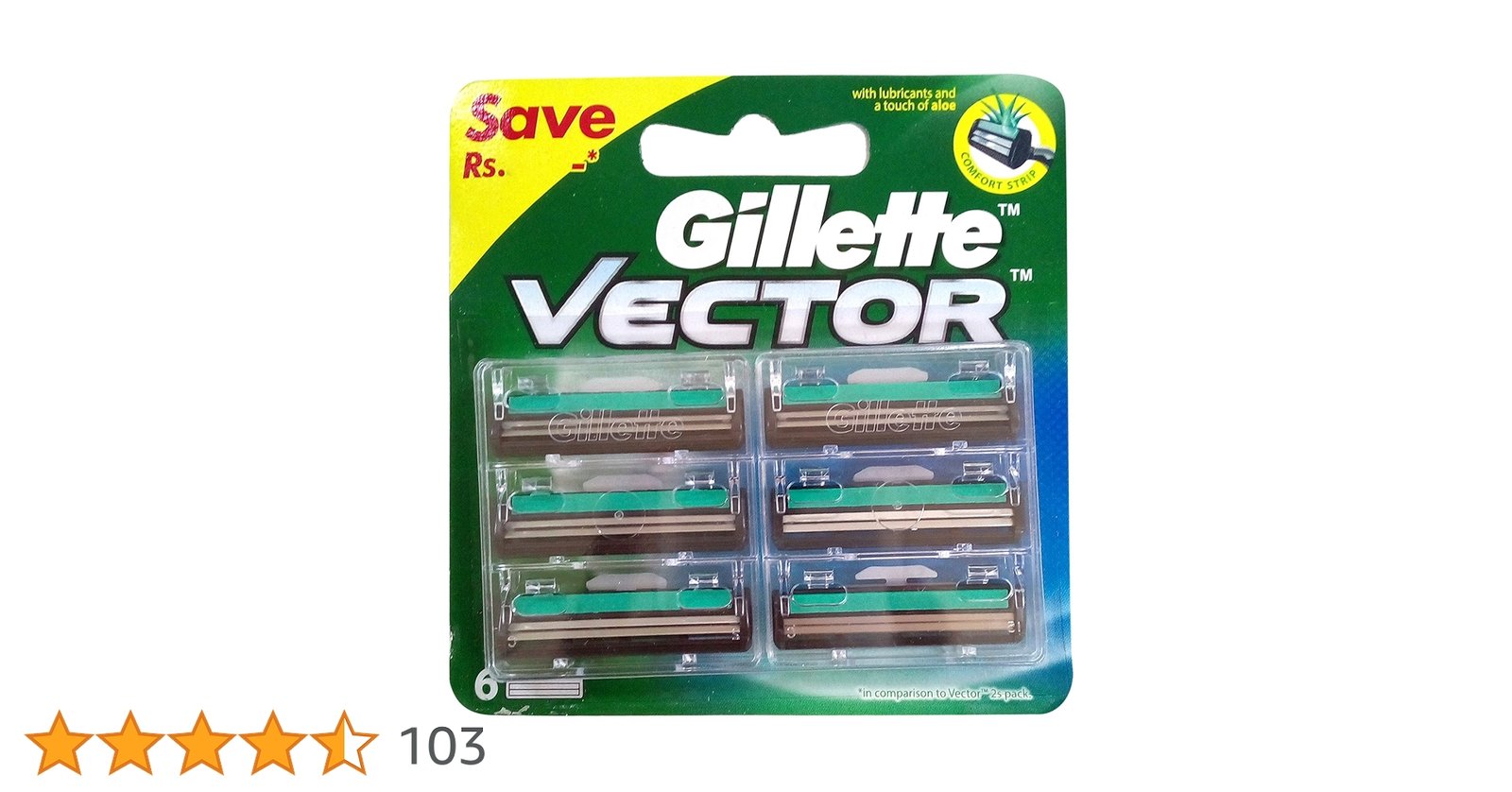 Gillette Vector 6 Blades