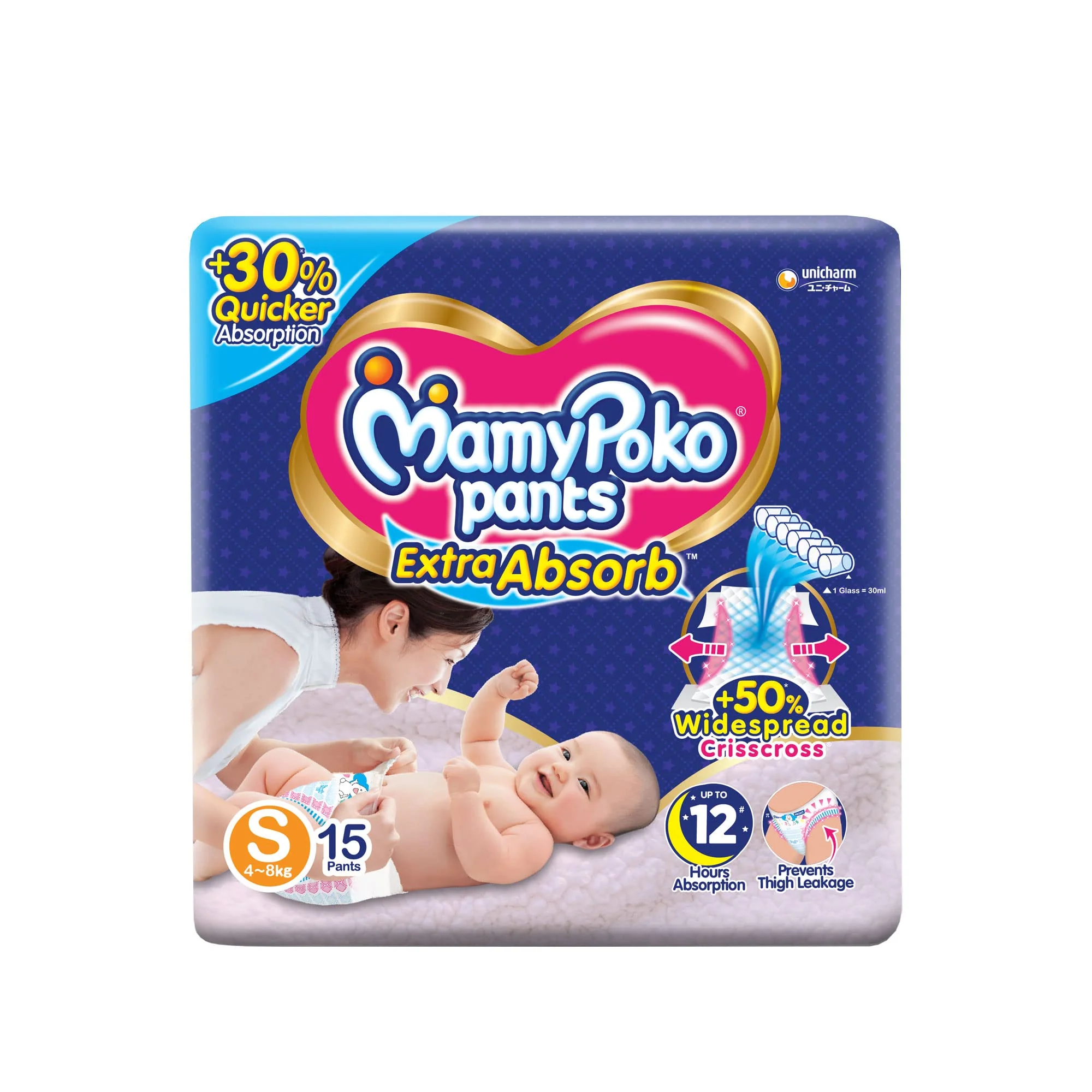 Mamy Poko S - 4-8 Kg Pants 15