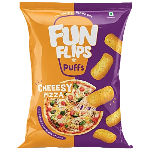 Fun Flips Puffs Cheesy Pizza