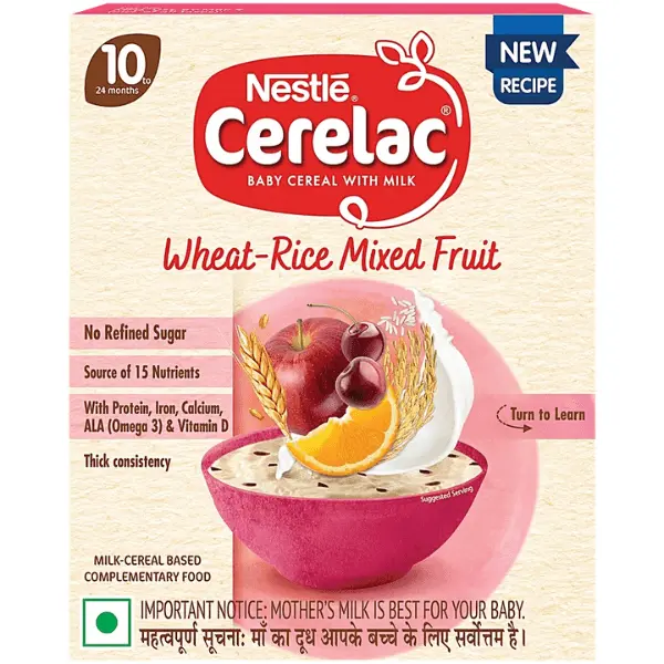 Cerelac Wheat-Rice Mixed Fruit for Toddlers