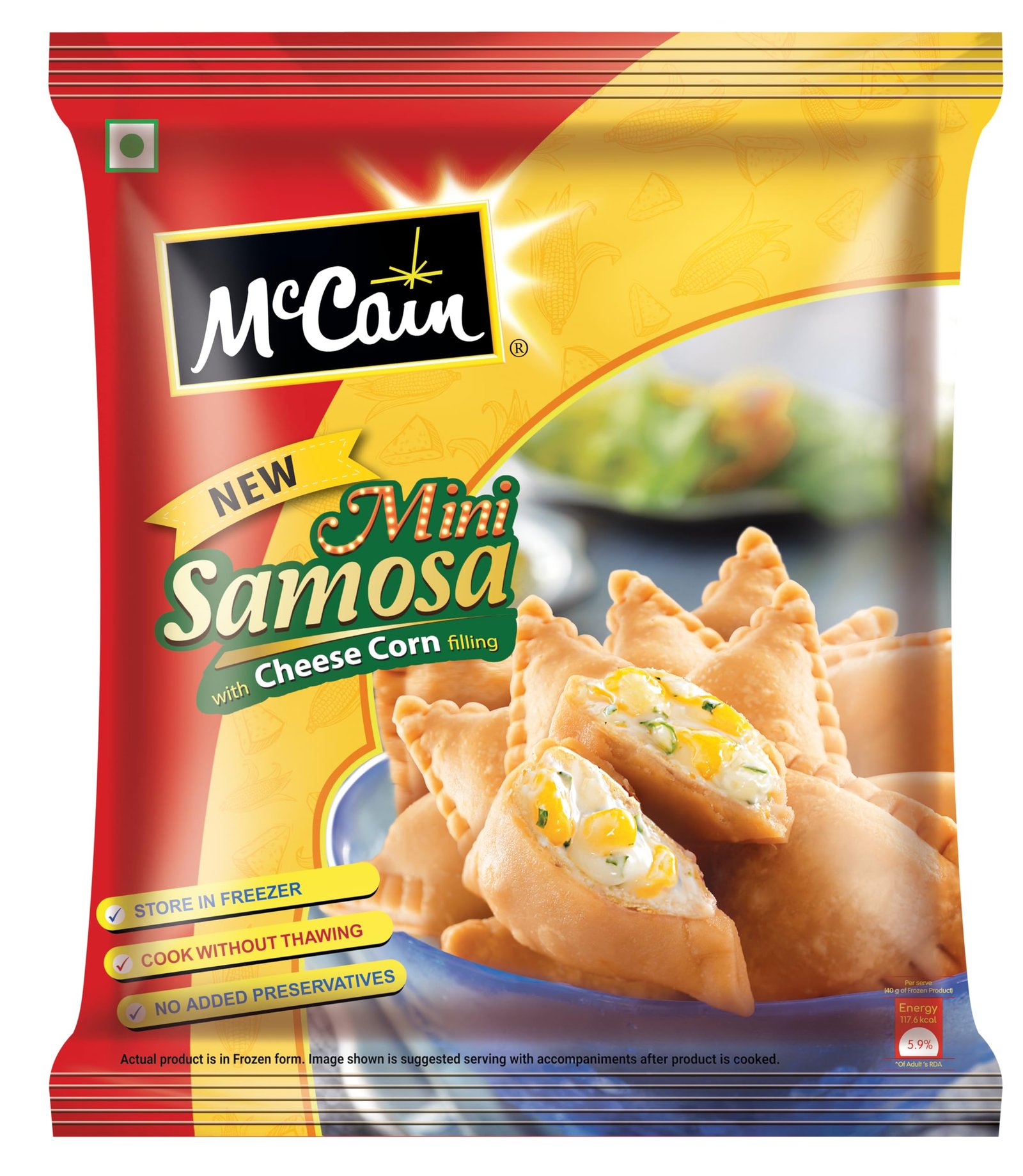 M Can Mini Samosa with Cheese Corn Filling