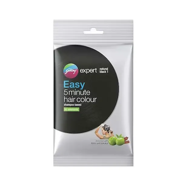 Godrej Selfie Shampoo Hair Colour Natural Black