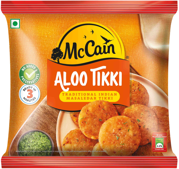 McCain Aloo Tikki Masaledar Frozen