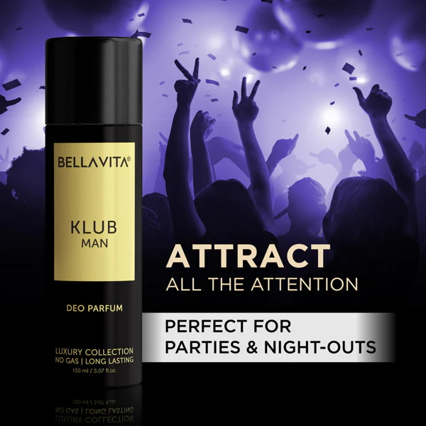 BELLAVITA KLUB MAN DEO PARFUM 150ML