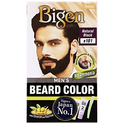BIGEN MEN'S BEARD COLOR NATURAL BLACK ( B101 )