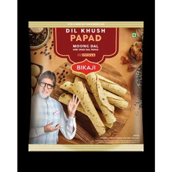 BIKAJI MOONG DAL & UDAD DAL PAPAD 400G