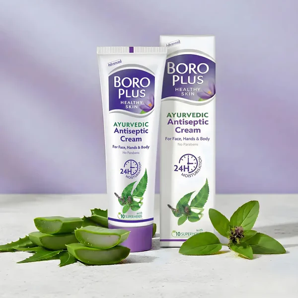 BORO PLUS HEALTHY SKIN AYURVEDIC ANTISEPTIC CREAM 80ML