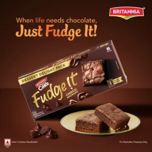 BRITANNIA CAKE FUDGE IT CHOCO BRIOWNIES 120G