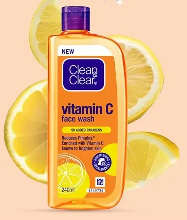 CLEAN & CLEAR VITAMIN C FACE WASH 240ML