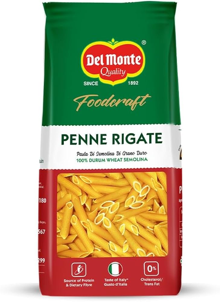 DEL MONTE FOODCRAFT PENNE RIGATE PASTA 400G