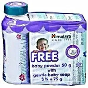HIMALAYA GENTLE BABY SOAP BABY POWDER 30G FREE
