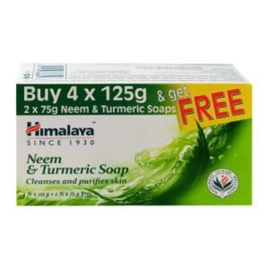 HIMALAYA NEEM & TURMERIC SOAP BUY 4 GET 1 FREE