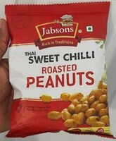 JABSONS THAI SWEET CHILLI ROASTED PEANUTS 140G