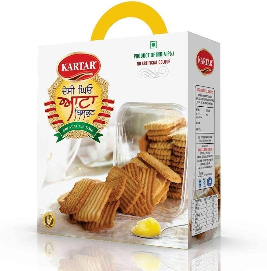 KARTAR DESI GHEE ATTA BISCUITS 1KG