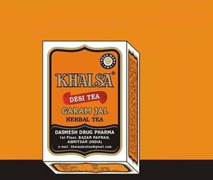 KHALSA DESI TEA HERBAL GARAM JAL TEA 100G