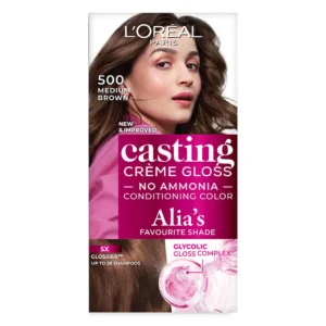 L'OREAL PARIS CASTING CREME GLOSS 500 MEDIUM BROWN COLOR