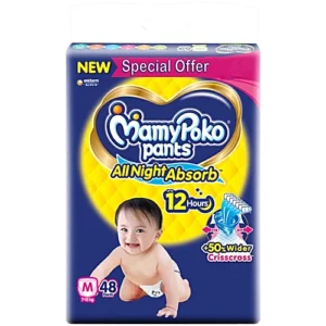 MAMY POKO PANTS SIZE M 8-12 KG [ 48 PANTS ]