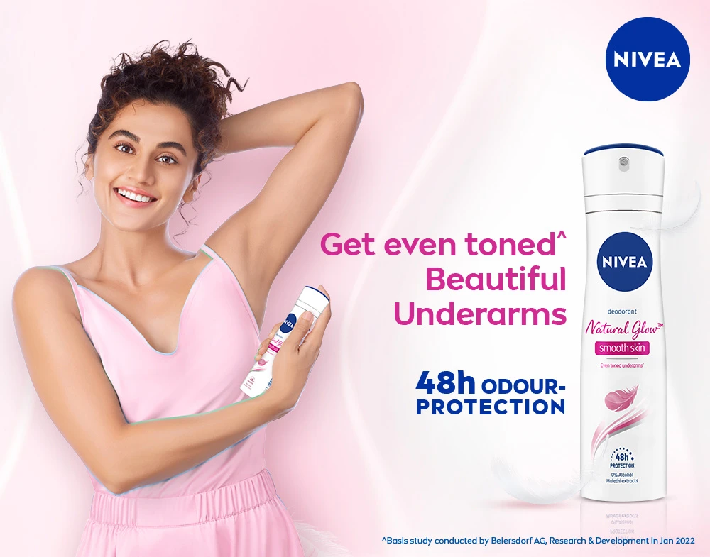 NIVEA NATURAL GLOW SMOOTH SKIN EVEN-TONED UNDERAMS 150ML