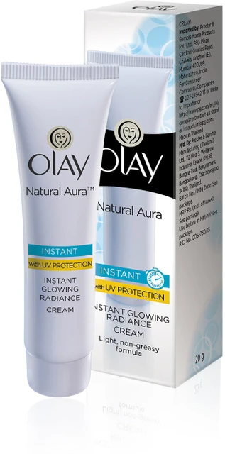 OLAY NATURAL AURA INSTANT GLOWING RADIANCE CREAM 40G