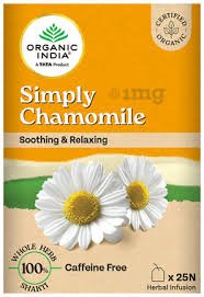 ORGANIC INDIA SIMPLY CHAMOMILE TEA 25N