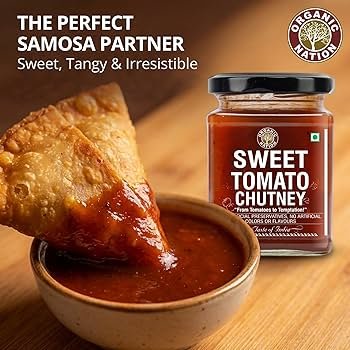 ORGANIC NATION SWEET TOMATO CHUTNEY 300G