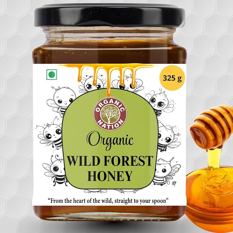 ORGANIC NATION WILD FOREST HONEY 325G