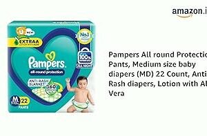 PAMPERS M-SIZE 7-12KG [ 22 PANTS ]