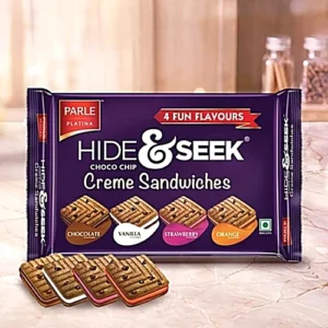 PARLE PLATINA HIDE & SEEK CHOCO CHIP CREME SANDWICHES 400G