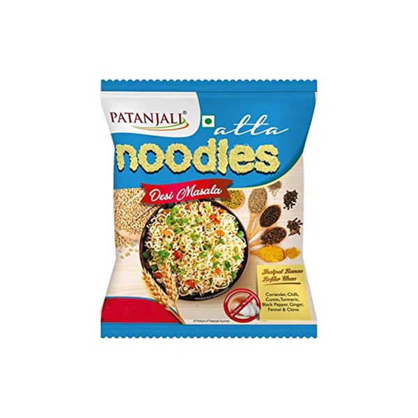 PATANJALI ATTA NOODLES DESI MASALA 60G