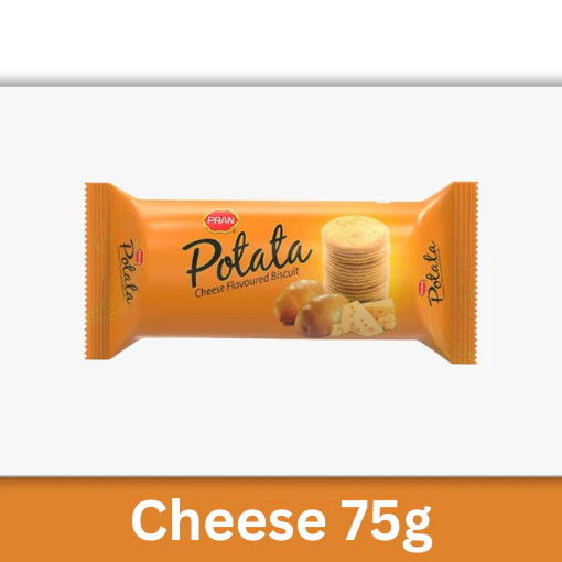PRAN POTATO CHEESE FLAVOURED BISCUITS 75G