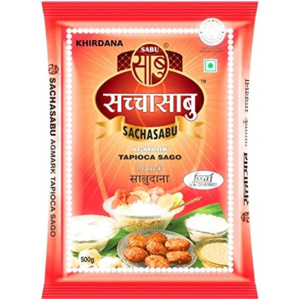 SABU SACHASABU TAPIOCA SAGO (SABUDANA ) 500G