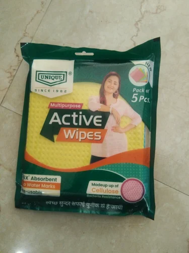 UNIQUE MULTIPURPOSE ACTIVE WIPES PACK OFF 5