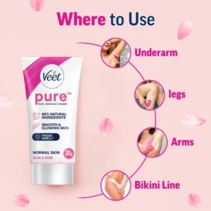 VEET PURE HAIR REMOVAL CREAM 60G