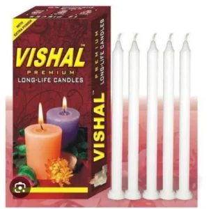 VISHAL LITE PREMIUM LONG-LIFE CANDLES 125G